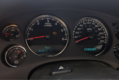 Professional takes speciall opening plastic instrument from his tool bag to repair tablet